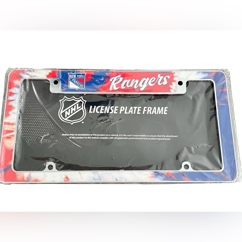 New York Rangers Rico NHL Hockey Fan License Plate Frame NEW